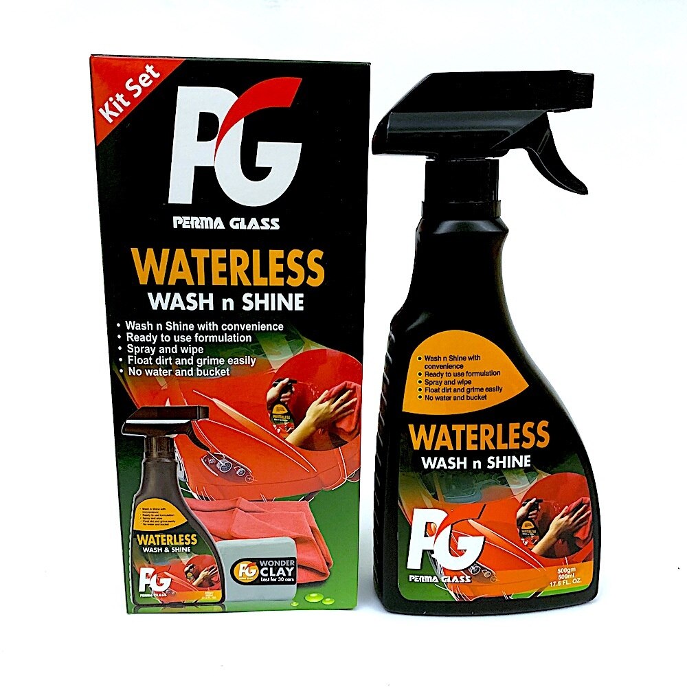 PG Perma Glass Waterless wash n shin